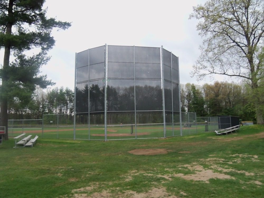 Gavin Park Baseball Backstop installed by AFSCO Fence